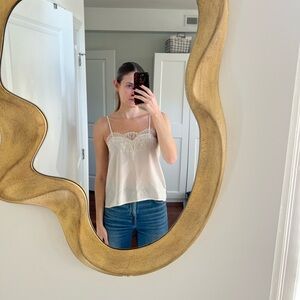 Lulus Lace Trim Cami Top